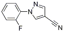 1-(2-fluorophenyl)-1H-pyrazole-4-carbonitrile CAS#: