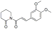 1-[3-(3,4-dimethoxyphenyl)prop-2-enoyl]piperidin-2-one CAS#: 130263-10-4