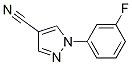 1-(3-fluorophenyl)-1H-pyrazole-4-carbonitrile CAS#: