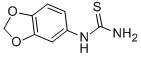 1-(3,4-METHYLENEDIOXYPHENYL)-2-THIOUREA CAS#: 65069-55-8