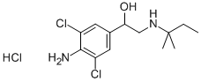 1-(4-AMINO-3,5-DICHLORO-PHENYL)-2-(1,1-DIMETHYL-PROPYLAMINO)-ETHANOL HYDROCHLORIDE CAS#: 37158-47-7