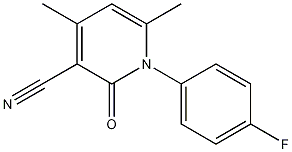 1-(4-Fluorophenyl)-4,6-dimethyl-2-oxo-1,2-dihydropyridine-3-carbonitrile CAS#: 24522-49-4