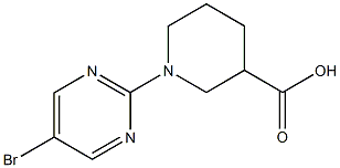 1-(5-Bromopyrimidin-2-yl)piperidine-3-carboxylic acid CAS#: 799283-93-5