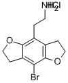 1-(8-Bromo-2,3,6,7-tetrahydrobenzodifuran-4-yl)-2-aminoethane hydrochloride CAS#: 178557-21-6