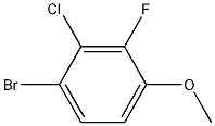 1-Bromo-2-chloro-3-fluoro-4-methoxybenzene CAS#: 909122-27-6