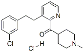 (1-Methyl-4-piperidinyl)[3-[2-(3-chlorophenyl)ethyl]pyridinyl]methanone hydrochloride CAS#: 119770-60-4