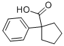 1-Phenylcyclopentanecarboxylic acid CAS#: 77-55-4