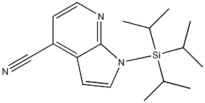 1-[Tris(1-methylethyl)silyl]-1H-pyrrolo[2,3-b]pyridine-4-carbonitrile CAS#: 1092580-01-2