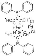 [1,1'-Bis(diphenylphosphino)ferrocene]dichloropalladium(II) CAS#: 72287-26-4