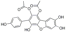 1,2-Diacetoxy-4,7,8-trihydroxy-3-(4-hydroxyphenyl)dibenzofuran CAS#: 146905-24-0