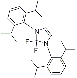 1,3-Bis(2,6-diisopropylphenyl)-2,2-difluoro-2,3-dihydro-1H-imidazole CAS#: 1314657-40-3