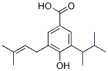 4-Hydroxy-3-(3-methyl-2-buteyl)-5-(3-methyl-2-butenyl)benzoic acid CAS#: 155051-85-7
