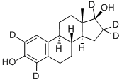 17BETA-ESTRADIOL-2,4,16,16,17-D5 CAS#: 221093-45-4