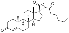 17a-Hydroxyprogesterone caproate CAS#: 630-56-8
