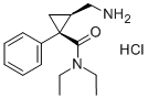 (1R,2S)-rel-2-(Aminomethyl)-N,N-diethyl-1-phenylcyclopropanecarboxamide hydrochloride CAS#: 101152-94-7