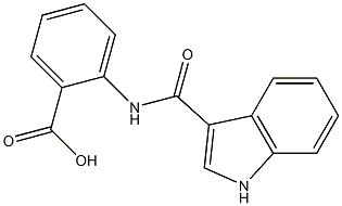 2-(1H-Indole-3-carboxaMido)benzoic acid CAS#: 171817-95-1