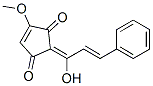 2-[(1Z,2E)-1-Hydroxy-3-phenyl-2-propenylidene]-4-methoxy-4-cyclopentene-1,3-dione CAS#: 19956-53-7