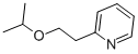 2-(2-ISOPROPOXYETHYL)PYRIDINE, 99 CAS#: 70715-19-4