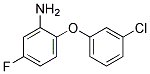 2-(3-CHLOROPHENOXY)-5-FLUOROANILINE CAS#: 946716-93-4