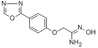 2-[4-(1,3,4-OXADIAZOL-2-YL)PHENOXY]ACETAMIDOXIME CAS#: 258521-20-9
