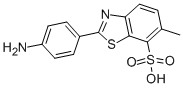 2-(4-Aminophenyl)-6-methyl-1,3-benzothiazole-7-sulfonic acid CAS#: 130-17-6