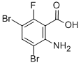 2-AMINO-3,5-DIBROMO-6-FLUOROBENZOIC ACID CAS#: 175135-10-1
