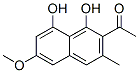 2-Acetyl-3-methyl-6-methoxynaphthalene-1,8-diol CAS#: 22649-04-3