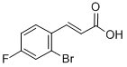 2-BROMO-4-FLUOROCINNAMIC ACID CAS#: 289038-17-1