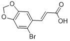 2-BROMO-4,5-METHYLENEDIOXYCINNAMIC ACID CAS#: 27452-00-2