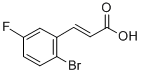 2-BROMO-5-FLUOROCINNAMIC ACID CAS#: 202865-70-1