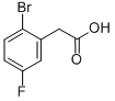 2-BROMO-5-FLUOROPHENYLACETIC ACID CAS#: 739336-26-6