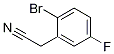 2-BroMo-5-fluorophenyl acetonitrile CAS#: