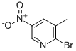 2-Bromo-3-methyl-5-nitropyridine CAS#: 23132-21-0