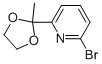 2-Bromo-6-(2-methyl-1,3-dioxolan-2-yl)pyridine CAS#: 49669-14-9