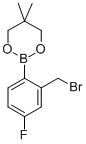 2-Bromomethyl-4-fluorophenylboronic acid neopentyl glycol ester CAS#: 673456-16-1