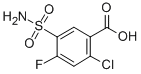 2-CHLORO-4-FLUORO-5-SULFAMOYLBENZOIC ACID CAS#: 4793-24-2