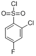 2-CHLORO-4-FLUOROBENZENESULFONYL CHLORIDE CAS#: 85958-57-2