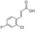 2-CHLORO-4-FLUOROCINNAMIC ACID CAS#: 133220-86-7