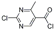 2-CHLORO-4-METHYLPYRIMIDINE-5-CARBONYL CHLORIDE CAS#: