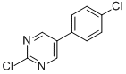 2-CHLORO-5-(4-CHLOROPHENYL)PYRIMIDINE CAS#: 27956-40-7