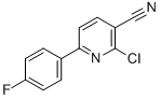 2-CHLORO-6-(4-FLUOROPHENYL)NICOTINONITRILE CAS#: 31776-83-7