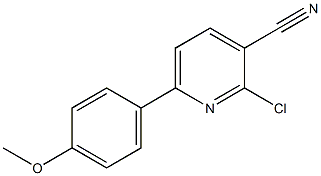 2-CHLORO-6-(4-METHOXYPHENYL)NICOTINONITRILE CAS#: 306977-91-3