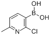 2-CHLORO-6-METHYLPYRIDINE-3-BORONIC ACID CAS#: 536693-95-5