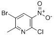 2-Chloro-3-Nitro-5-Bromo-6-Picoline CAS#: 186413-75-2