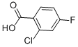 2-Chloro-4-fluorobenzoic acid CAS#: 2252-51-9