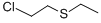 2-Chloroethyl ethyl sulfide CAS#: 693-07-2