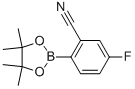 2-Cyano-4-fluorophenylboronic acid pinacol ester CAS#: 461451-63-8