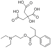2-DIETHYLAMINOETHYL 2-PHENYLBUTYRATE CITRATE SALT CAS#: 13900-12-4