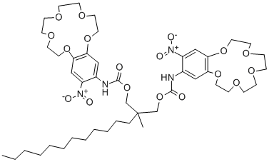 2-DODECYL-2-METHYL-1,3-PROPANEDIYL BIS[N-[5'-NITRO(BENZO-15-CROWN-5)-4'-YL]CARBAMATE] CAS#: 99348-39-7