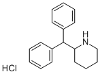 2-Diphenylmethylpiperidine hydrochloride CAS#: 5807-81-8